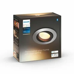 Luminaires Philips Spot encastrable Philips Hue Milliskin LED Aluminium, 1 lumière
