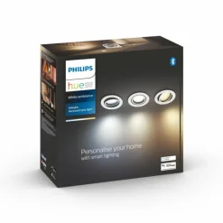Luminaires Philips Spot encastrable Philips Hue Milliskin LED Blanc, 3 lumières