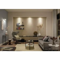 Luminaires Philips Spot encastrable Philips Hue Milliskin LED Argenté, 3 lumières