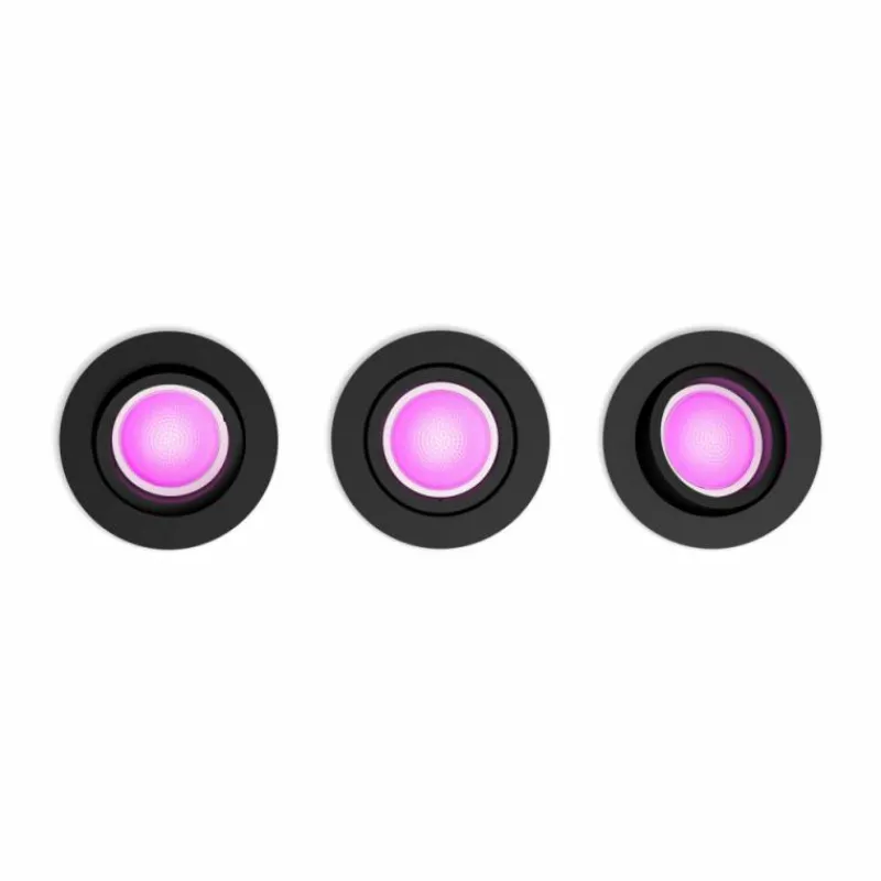Luminaires Philips Spot encastrable Philips Hue Centura LED Blanc, 3 lumières