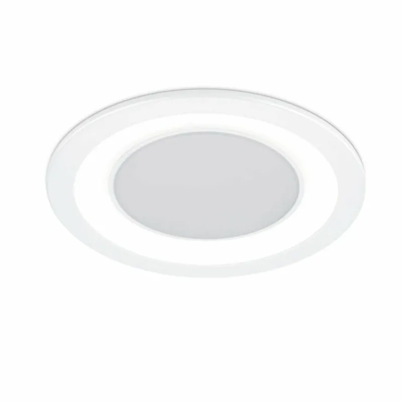 Luminaires Rustiques-Luminaires Trio Spot encastrable Trio Leuchten CORE LED Blanc, 1 lumière