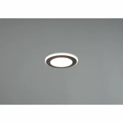 Luminaires Trio Spot encastrable Trio-Leuchten Aura LED Noir, 1 lumière* Luminaires Encastrés