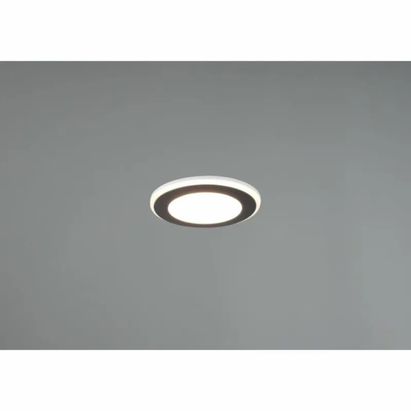 Luminaires Trio Spot encastrable Trio-Leuchten Aura LED Noir, 1 lumière* Luminaires Encastrés