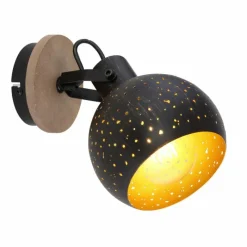 Lampes Industrielles-Luminaires Globo Lighting Spot Globo ADAJA Noir, 1 lumière