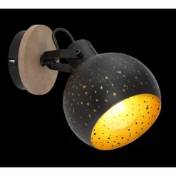 Lampes Industrielles-Luminaires Globo Lighting Spot Globo ADAJA Noir, 1 lumière