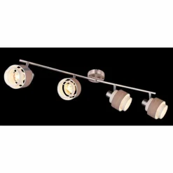 Luminaires Globo Lighting Spot Globo ASHGAAN Nickel mat, 4 lumières* Spots Et Projecteurs