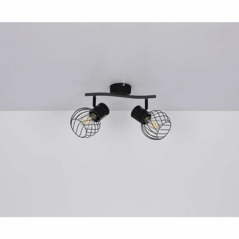 Luminaires Globo Lighting Spot Globo BEVERONE Noir, 2 lumières* Spots Et Projecteurs