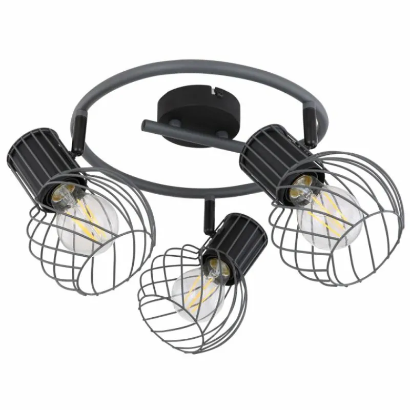 Luminaires Globo Lighting Spot Globo BEVERONE Noir, 3 lumières* Spots Et Projecteurs