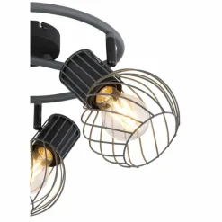 Luminaires Globo Lighting Spot Globo BEVERONE Noir, 3 lumières* Spots Et Projecteurs