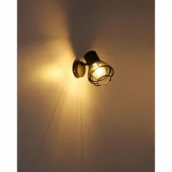 Luminaires Globo Lighting Spot Globo CLASTRA Noir, 1 lumière* Spots Et Projecteurs