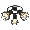 Luminaires Globo Lighting Spot Globo CLASTRA Noir, 3 lumières* Spots Et Projecteurs