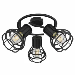 Luminaires Globo Lighting Spot Globo CLASTRA Noir, 3 lumières* Spots Et Projecteurs