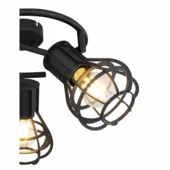 Luminaires Globo Lighting Spot Globo CLASTRA Noir, 3 lumières* Spots Et Projecteurs