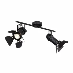 Luminaires Globo Lighting Spot Globo EGON Noir, 2 lumières* Spots Et Projecteurs