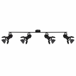 Lampes Industrielles-Luminaires Globo Lighting Spot Globo EGON Noir, 4 lumières