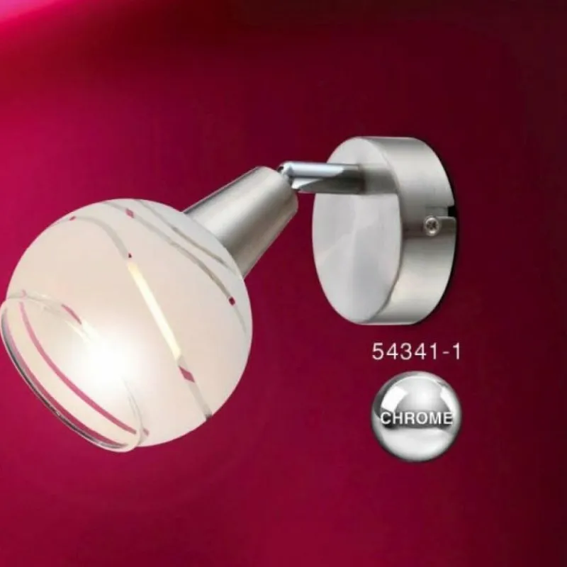 Luminaires Globo Lighting Spot Globo ELLIOTT Nickel mat, 1 lumière