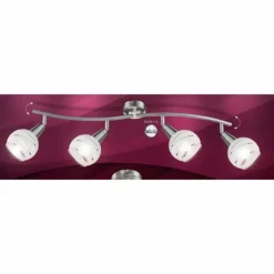 Luminaires Globo Lighting Spot Globo ELLIOTT Nickel mat, 4 lumières