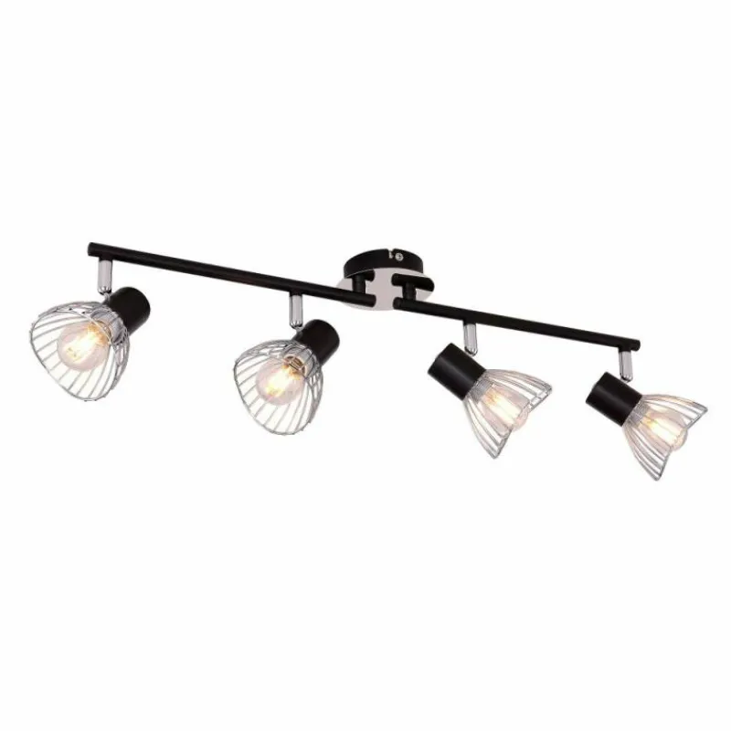 Lampes Vintages & Rétros-Luminaires Globo Lighting Spot Globo FASSA Chrome, 4 lumières