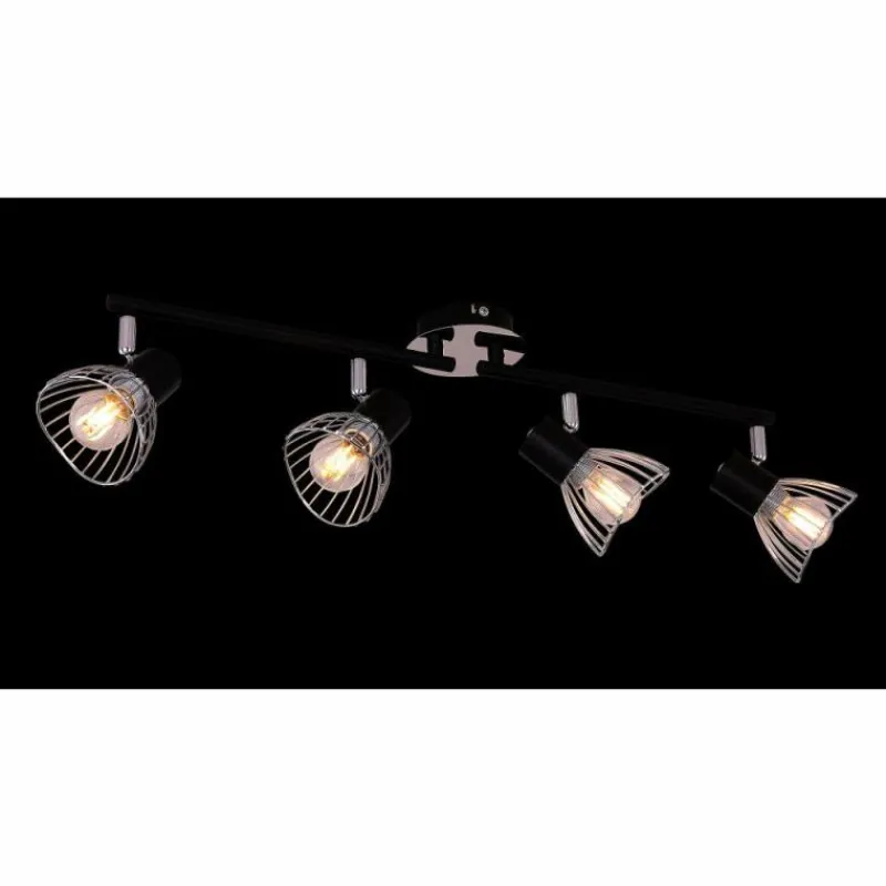 Lampes Vintages & Rétros-Luminaires Globo Lighting Spot Globo FASSA Chrome, 4 lumières