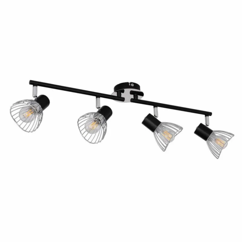 Lampes Vintages & Rétros-Luminaires Globo Lighting Spot Globo FASSA Chrome, 4 lumières