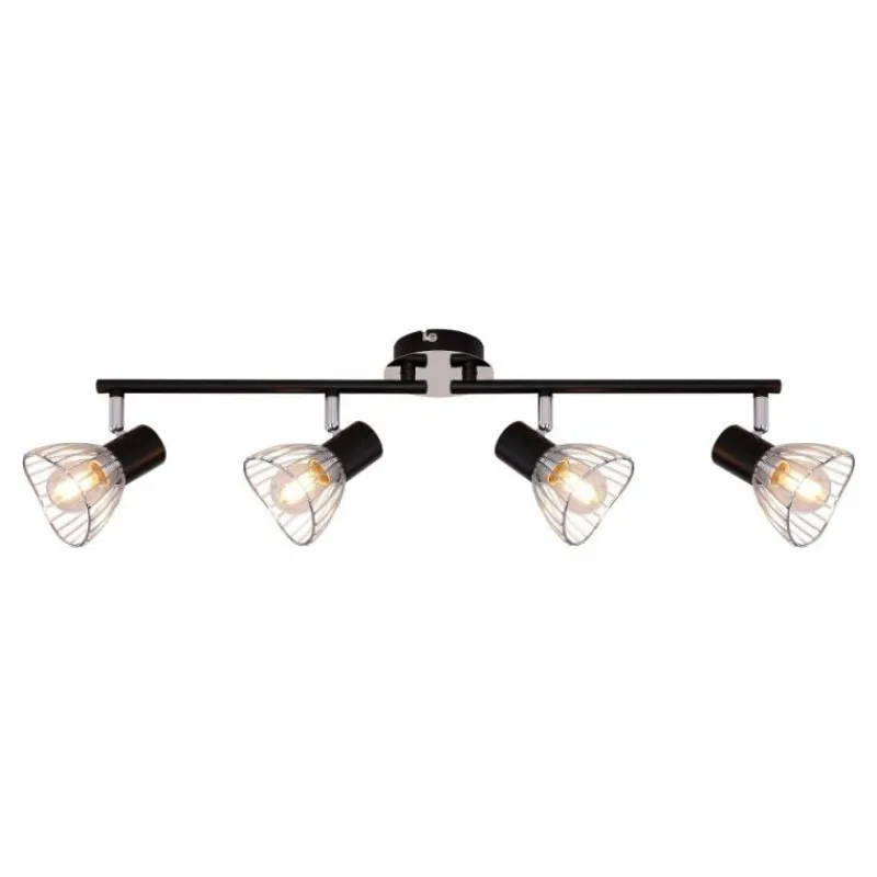 Lampes Vintages & Rétros-Luminaires Globo Lighting Spot Globo FASSA Chrome, 4 lumières