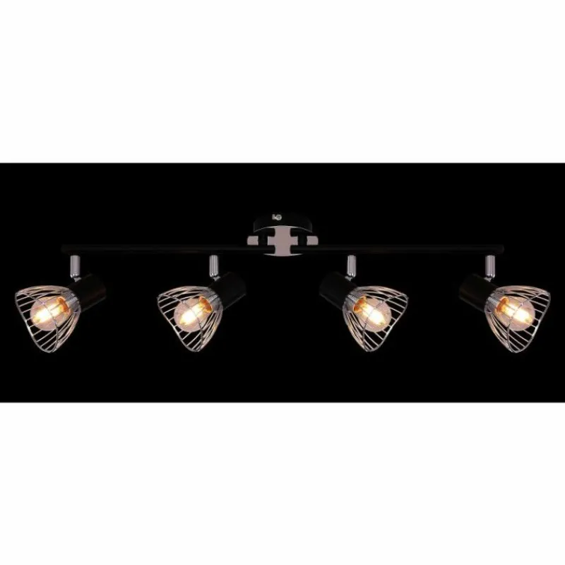 Lampes Vintages & Rétros-Luminaires Globo Lighting Spot Globo FASSA Chrome, 4 lumières