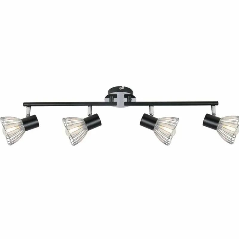 Lampes Vintages & Rétros-Luminaires Globo Lighting Spot Globo FASSA Chrome, 4 lumières