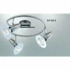 Luminaires Globo Lighting Spot Globo FRANCES I Chrome, Acier inoxydable, Nickel mat, 3 lumières