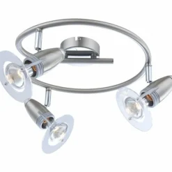 Luminaires Globo Lighting Spot Globo FRANCES I Chrome, Acier inoxydable, Nickel mat, 3 lumières