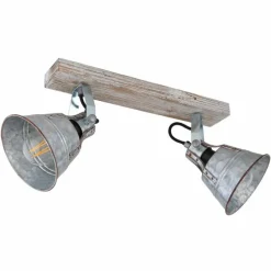 Lampes Dorées-Luminaires Globo Lighting Spot Globo GÜNTHER I Or, Blanc, 2 lumières