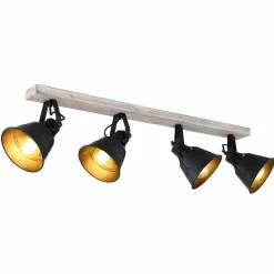 Lampes Dorées-Luminaires Globo Lighting Spot Globo GÜNTHER Or, Blanc, 4 lumières