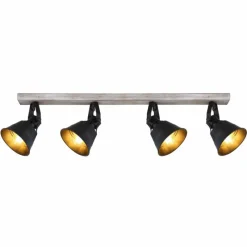 Lampes Dorées-Luminaires Globo Lighting Spot Globo GÜNTHER Or, Blanc, 4 lumières