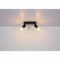 Luminaires Globo Lighting Spot Globo HERMINE Noir, 2 lumières* Spots Et Projecteurs