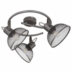 Lampes Industrielles-Luminaires Globo Lighting Spot Globo ISAKKA Chrome, 3 lumières