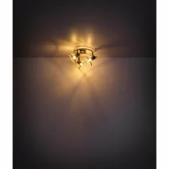 Lampes Industrielles-Luminaires Globo Lighting Spot Globo ISAKKA Chrome, 3 lumières