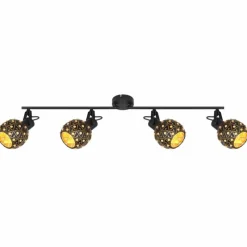 Luminaires Globo Lighting Spot Globo JODIE Noir, 4 lumières* Spots Et Projecteurs