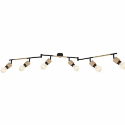 Luminaires Scandinaves-Luminaires Globo Lighting Spot Globo JORNA Noir, 6 lumières