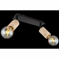 Luminaires Scandinaves-Luminaires Globo Lighting Spot Globo JOSEBA Noir, 2 lumières