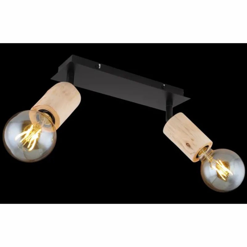 Luminaires Scandinaves-Luminaires Globo Lighting Spot Globo JOSEBA Noir, 2 lumières