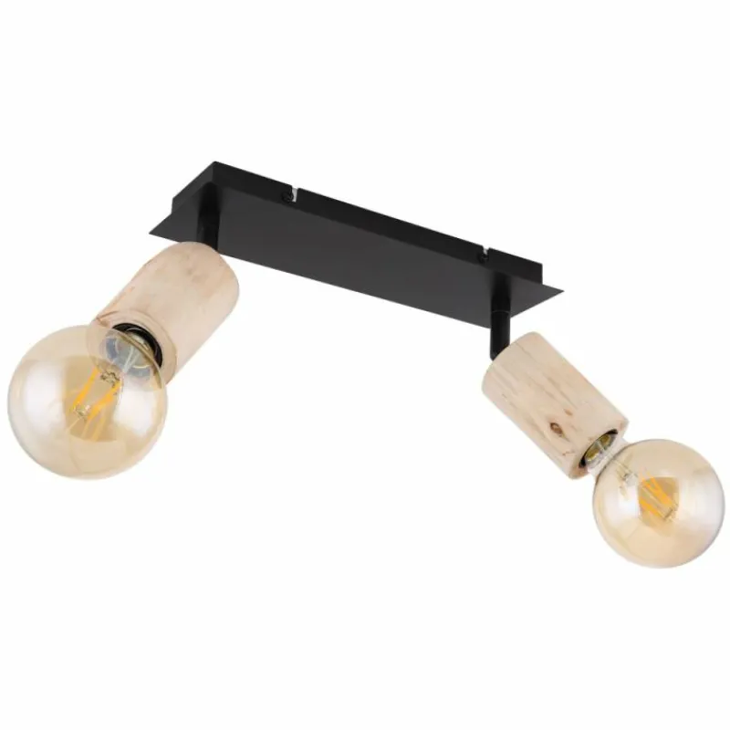 Luminaires Scandinaves-Luminaires Globo Lighting Spot Globo JOSEBA Noir, 2 lumières