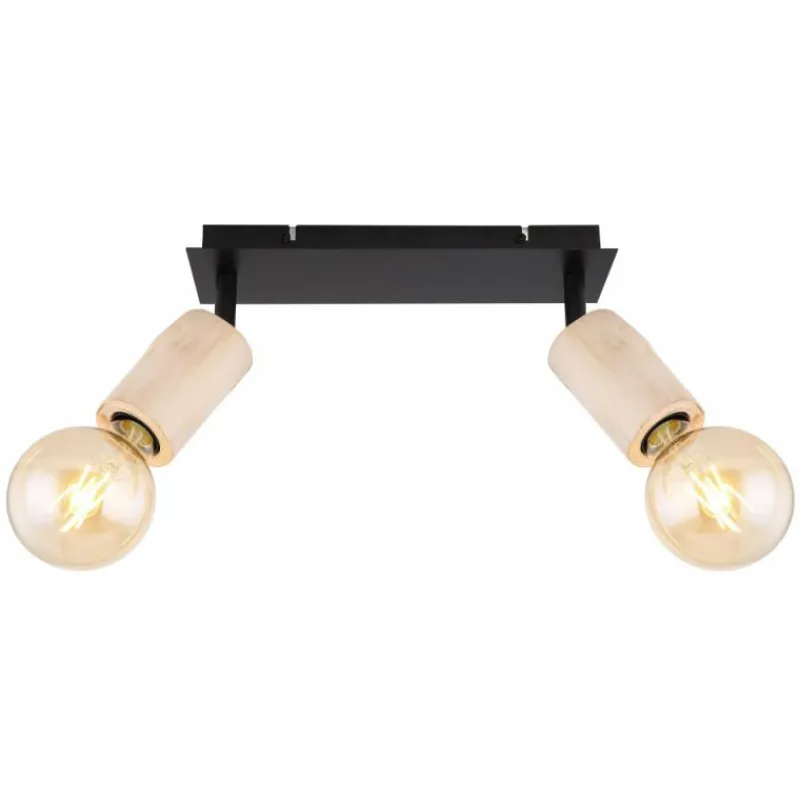 Luminaires Scandinaves-Luminaires Globo Lighting Spot Globo JOSEBA Noir, 2 lumières