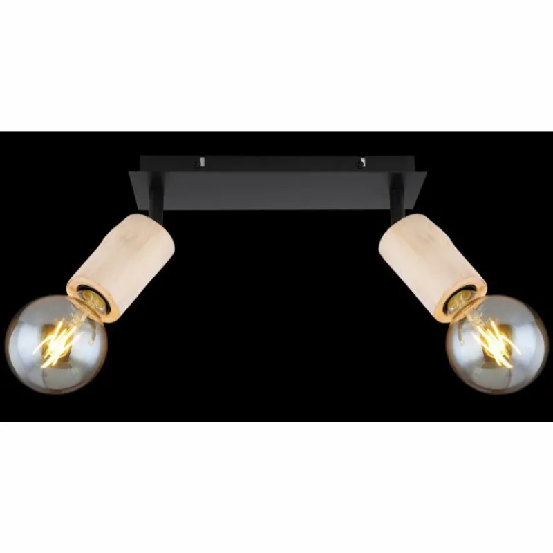 Luminaires Scandinaves-Luminaires Globo Lighting Spot Globo JOSEBA Noir, 2 lumières