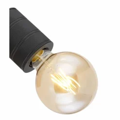 Lampes En Bois-Luminaires Globo Lighting Spot Globo JOSELLA Bois foncé, Noir, 1 lumière