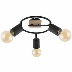 Lampes En Bois-Luminaires Globo Lighting Spot Globo JOSELLA Bois foncé, 3 lumières