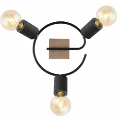 Lampes En Bois-Luminaires Globo Lighting Spot Globo JOSELLA Bois foncé, 3 lumières