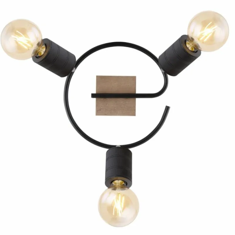 Lampes En Bois-Luminaires Globo Lighting Spot Globo JOSELLA Bois foncé, 3 lumières