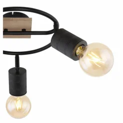 Lampes En Bois-Luminaires Globo Lighting Spot Globo JOSELLA Bois foncé, 3 lumières