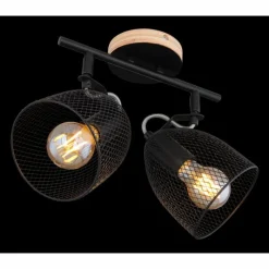 Luminaires Scandinaves-Luminaires Globo Lighting Spot Globo JOSINA Brun, 2 lumières