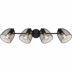 Lampes Industrielles-Luminaires Globo Lighting Spot Globo JOSINA Brun, 4 lumières