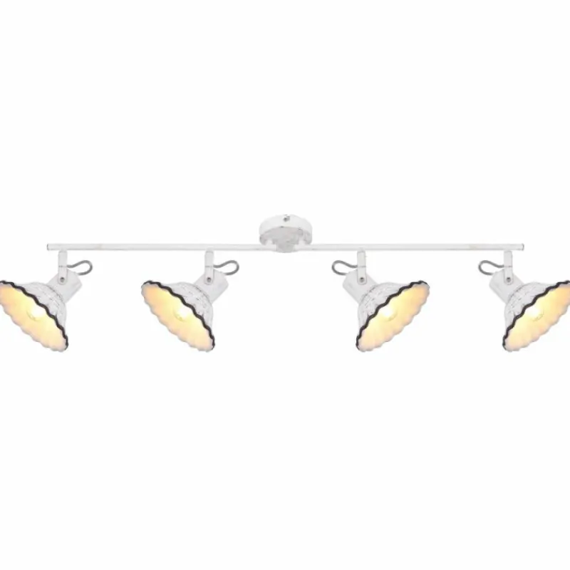 Lampes Industrielles-Luminaires Globo Lighting Spot Globo JOWITA Blanc, 4 lumières